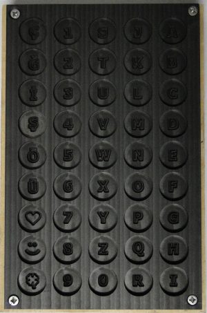 Alfabe - Numara Grafit Kalıp MANDRELSİZ KULLANIM İÇİN