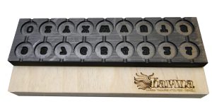 Alfabe - Numara Grafit Kalıp-MANDREL DELİKLİ