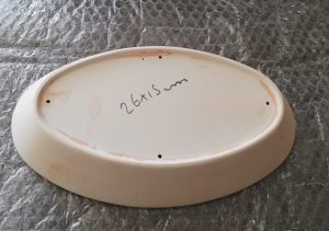 Alternative view of Defolu-2.el -Füzyon cam çöktürme kalıbı-26x15cm- Oval